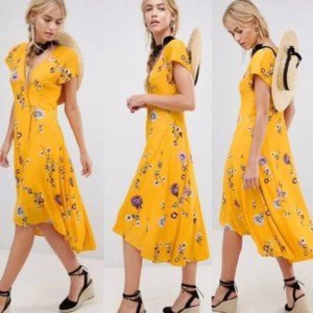 Free People Floral Dress Size Small